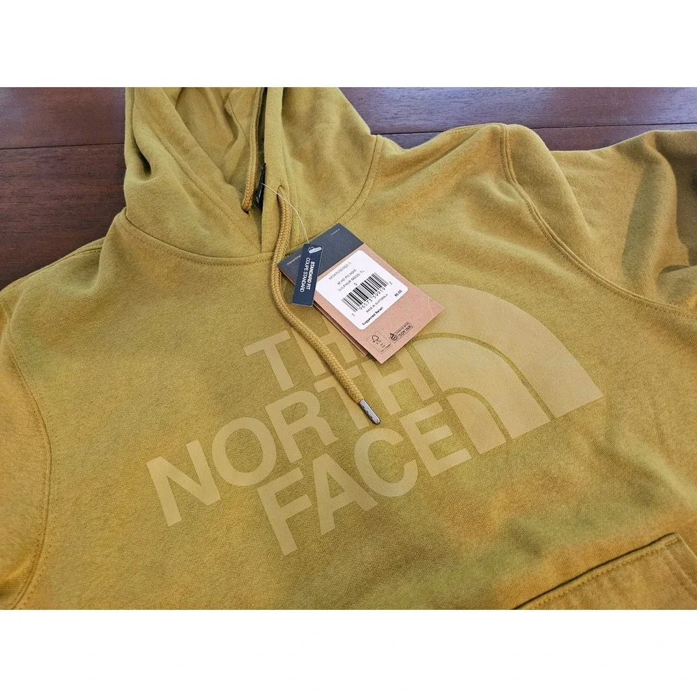 The North Face Hoodie Mens S Sulphur Moss Half Dome Pullover NF0A7UNL OQS-S